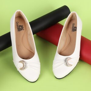 ITS LIGER Elegant Embellished Low-Wedge Pumps